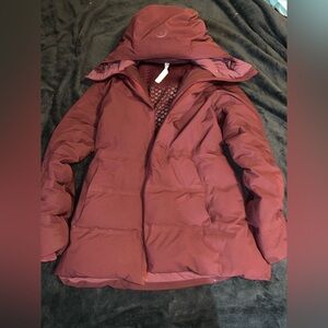 Lululemon down filled sleet street coat